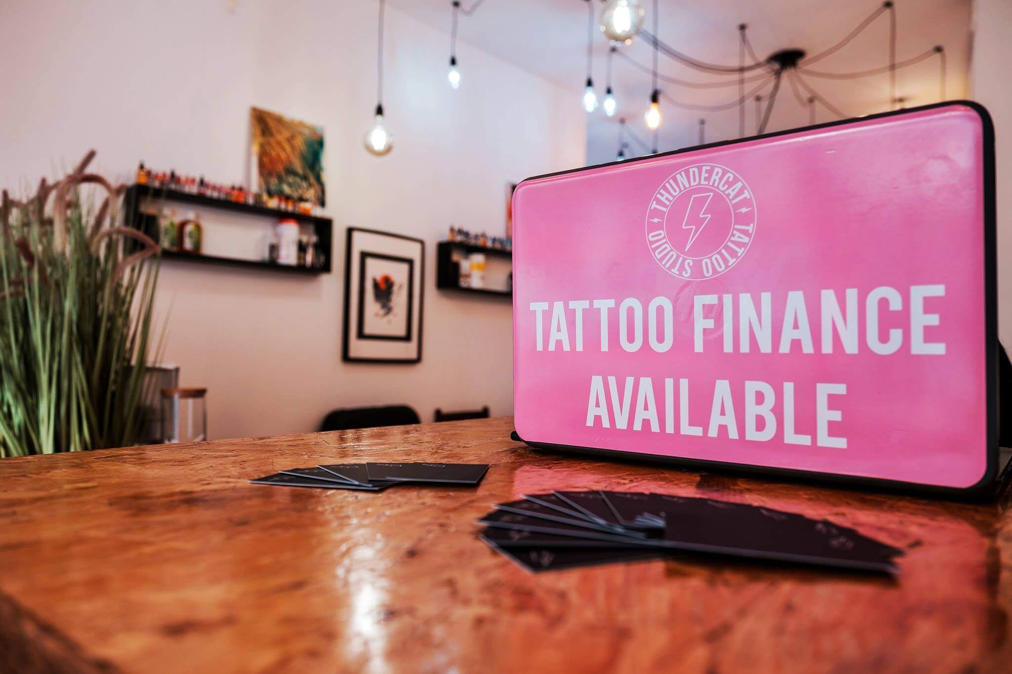 Klarna tattoo financing at Thundercat Tattoo Studio Nottingham